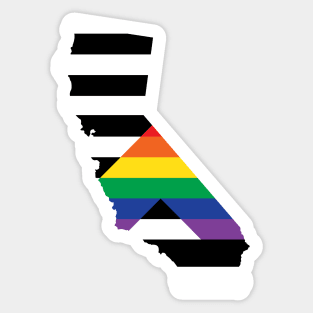 California Straight Ally Pride Sticker